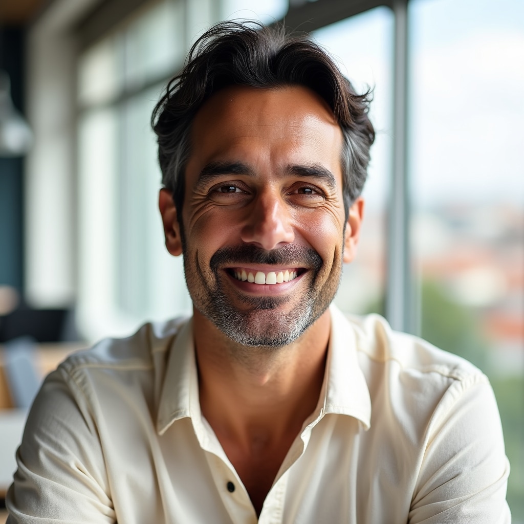 Rui Santos, Portuguese Market Specialist at Global Memorandum, a professional man with engaged expression